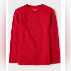 The Children’s Place Boys Long Sleeve Shirt - Red